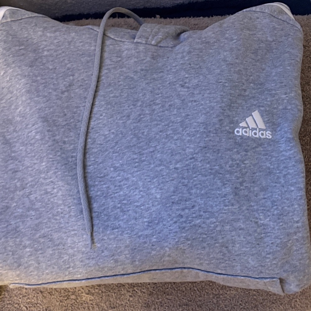 adidas Gray Hoodie and Shorts Set - Picture 4 of 7